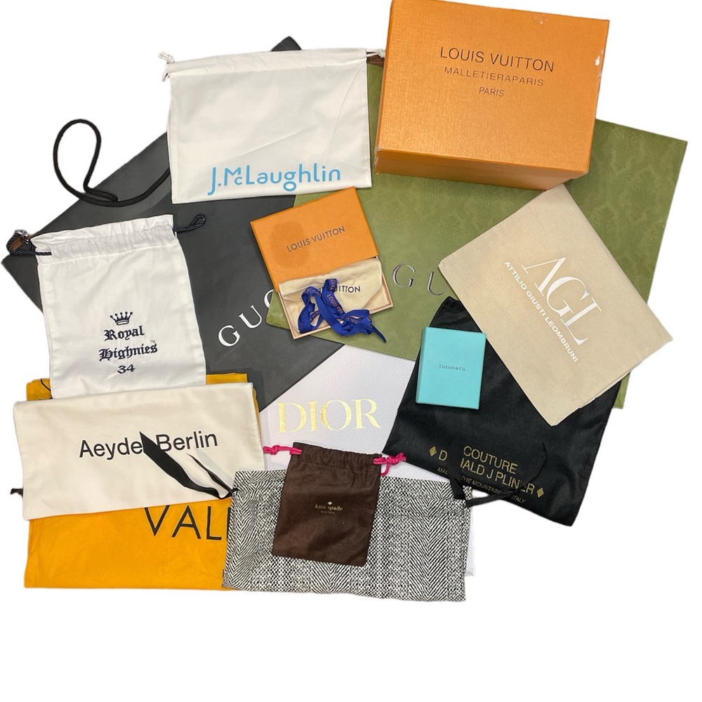 Louis Vuitton Box, Designer Shopping, and Dust Bags
